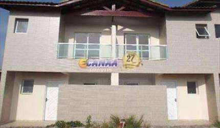 Sobrado de Condomínio com 2 dorms, Vila Atlântica, Mongaguá - R$ 210 mil, Cod: 8236