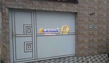 Sobrado com 2 quartos, Itaguaí, Mongaguá - R$ 350 mil, Cod: 9720