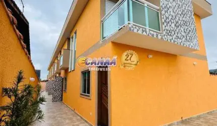 Sobrado de Condomínio com 2 quartos, Cibratel, Itanhaém - R$ 329 mil, Cod: 12355