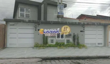 Sobrado com 3 quartos, Balnerio Gaivota, Itanhaém - R$ 500 mil, Cod: 12417