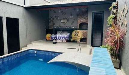Sobrado de Condomínio com 2 quartos, Balneário Maracanã, Praia Grande - R$ 360 mil, Cod: 12467