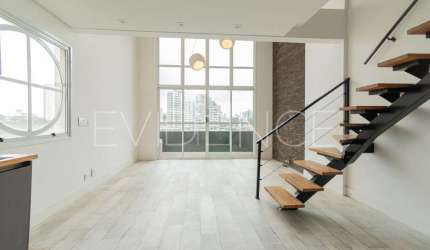 APARTAMENTO LOFT PARA LOCAÇÃO E VENDA COM 1 DORMITÓRIO E 2 VAGAS NO JARDIM ANÁLIA FRANCO