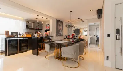 Apartamento mobiliado à venda no Anália Franco com 152 m² - 3 dormitórios - 3 vagas