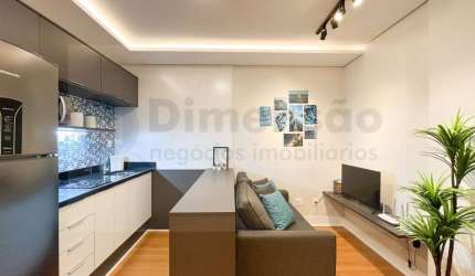 TRINDADE - Studio mobiliado com garagem a 250m da UFSC