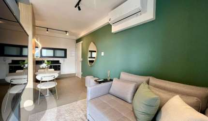Apartamento com 1 quarto para alugar na Rua Maria Monteiro, 536, Cambuí, Campinas, 39 m2 por R$ 4.200