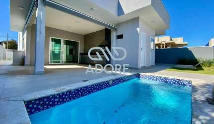 Casa para Aluguel no Condomínio UNA – Itu/SP 3 Quartos | Piscina e Espaço Gourmet | 4 Vagas | R$ 8.885,53/mês