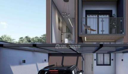 Sobrado com 3 dormitórios sendo 1 suíte com closet e varandaà venda, 147 m² por R$ 649.000 - Roncon - Ribeirão Pires/SP