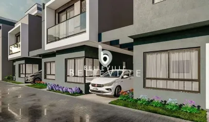 Sobrado com 3 dormitórios à venda, 122 m² por R$ 650.000 - Uberaba - Curitiba/PR