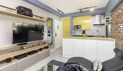 Apartamento tipo para venda com 1 quarto, sendo 1 suíte, 43m² bairro Santana