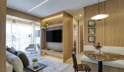 Apto de 53m² com 2 dormitorios, varanda no Tatuapé ( Px ao metrô)