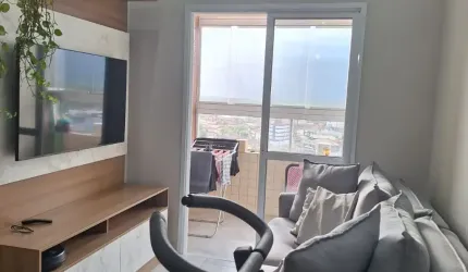 Apartamento Moderno com Suíte, Sacada e Lazer Completo a 600m da Praia! Caiçara