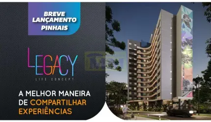 Apartamento com 1 dormitório à venda com 29.96m² no bairro Centro - PINHAIS / PR