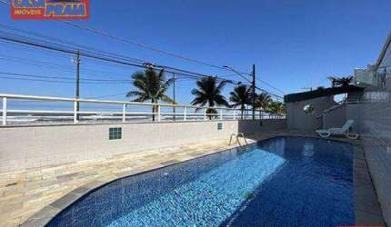 APARTAMENTO FRENTE AO MAR 2 QUARTOS SUITE 3 SACADAS COM PISCINA