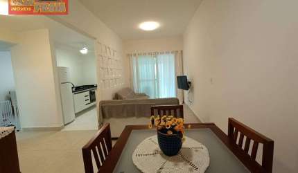 Apartamento 2 quartos terraço gourmet piscina prédio frente ao mar - Mongaguá/SP
