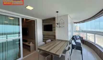 Lindo apartamento em Mongaguá frente ao mar 3 quartos 104 m² por R$ 1.200.000 - Centro - Mongaguá/SP