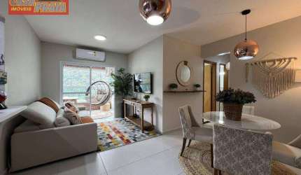Apartamento no Centro de Mongaguá prédio frente ao mar com piscina 2 quartos 76 m² por R$ 480.000