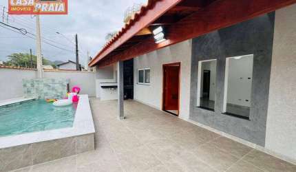 Casa com 3 dormitórios à venda, 90 m² por R$ 720.000 - Vila Atlântica- Mongaguá/SP