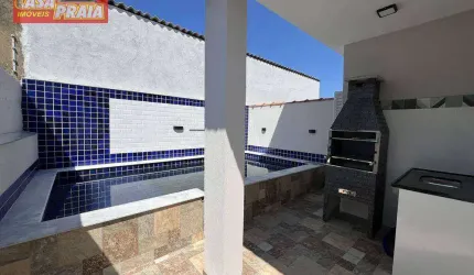 ITANHAEM 359.900,00 CASA NOVA COM PISCINA 2 QUARTOS, 80 m² por R$ 359.900 - Jardim Suarão