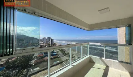 VISTA PARA O MAR TERRAÇO GOURMET, APARTAMENTO 2 QUARTOS, LAZER COMPLETO 75 m² por R$ 418.000 - Vila Atlântica - Mongaguá/SP