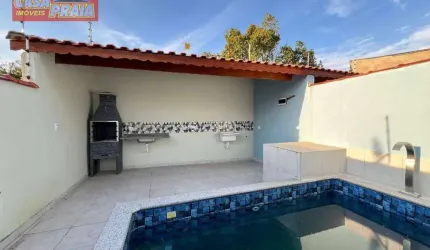 279.000,00 COM PISCINA CASA 2 QUARTOS 67 m² Balneário Plataforma - Mongaguá/SP