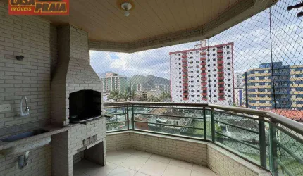 Centro Mongagua apartamento 1 quarto, sendo 1 suite, terraço gourmet, lazer completo, 65 m² por R$ 339.000