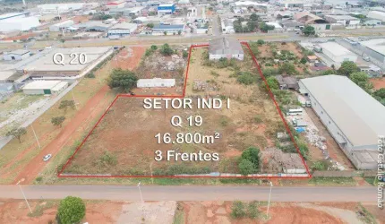 Setor Industrial de Ceilandia - Terreno 16.800m2 com 3 frentes
