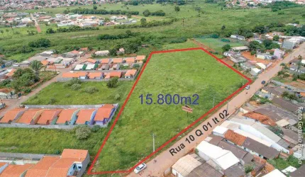 Terreno em Formosa, 15.800m² Excelente para o Minha Casa Minha Vida