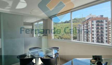 Sala comercial para locação, montada com móveis, ar condicionado e vaga de Garagem.