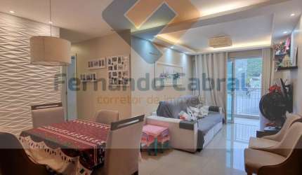 Apartamento de Luxo à Venda em Santa Rosa, Niterói-RJ  3 Quartos, 1 Suíte, 4 Banheiros  100m²  2 Vagas de Garagem