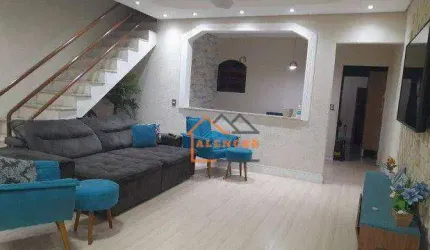 Sobrado com 3 dormitórios à venda, 137 m² por R$ 460.000,00 - Conjunto Habitacional Águia de Haia - São Paulo/SP