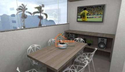 Apartamento Triplex com 2 dormitórios à venda, 80 m² por R$ 402.000,00 - Santo André - Santo André/SP