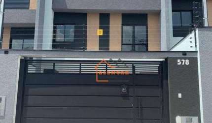 Lindo sobrado frontal novo com 2 dormitórios à venda, 102 m² por R$ 510.000 - Cidade Antônio Estevão de Carvalho - São Paulo/SP