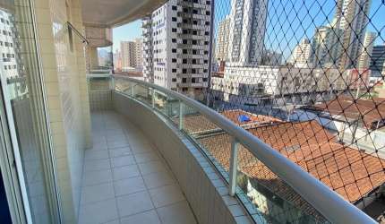 Apartamento Linda Sacada Vila Tupi Praia Grande.