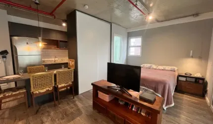 Lindo flat todo mobiliado em São Caetano.