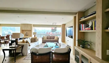 Cobertura à venda | 420m² | 4 suítes | Vista para o Parque Ibirapuera – Vila Nova Conceição