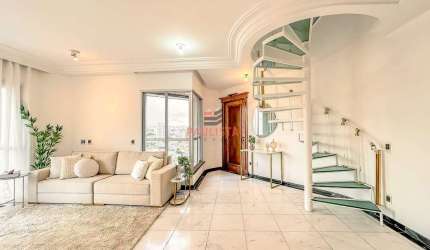 Cobertura Duplex com 309m², 4 dormitórios, 3 vagas à venda na rua General Lecor no Ipiranga.