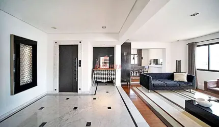 Cobertura Duplex com 364m², 5 vagas, piscina à venda em Moema Índios