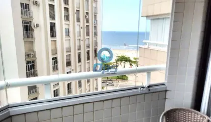 Flat 2 dorm Boqueirão Santos  R$ 650 mil Cod: 5536