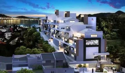 Apartamento com vista Mar, 02 Dormitórios sendo 1 Suíte no Mirante dos Corais, Coqueiros, SC codigo: 123886