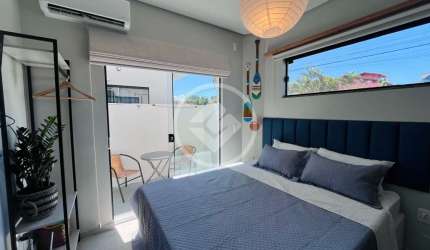 Lindo Studio Mobiliado com Vaga de Garagem e Varanda no Sul da Ilha - Lomba do Sabão codigo: 126722