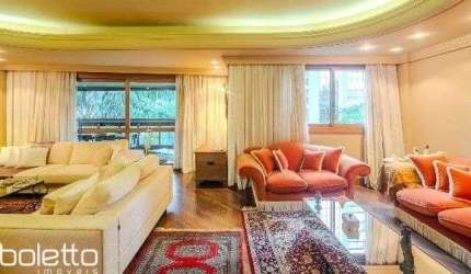 Apartamento com 4 suítes, churrasqueira e 3 vagas - 287m² - Bela Vista