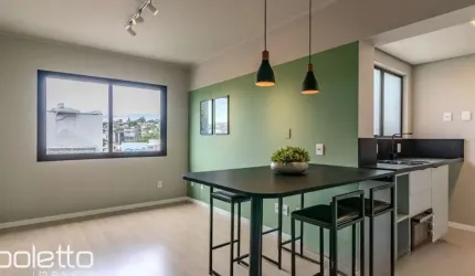 Boletto Imóveis aluga ótimo apartamento de 1 dormitório semi mobiliado