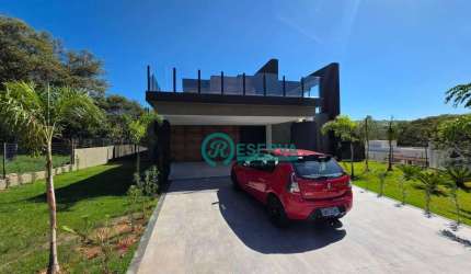 Casa em Lagoa Santa, com 4 dormitórios à venda, 417 m² por R$ 3.990.000 - Condomínio Victória Golf Residence - Lagoa Santa/MG