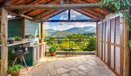 Casa com 3 quartos em condomínio em Araras, Petrópolis.