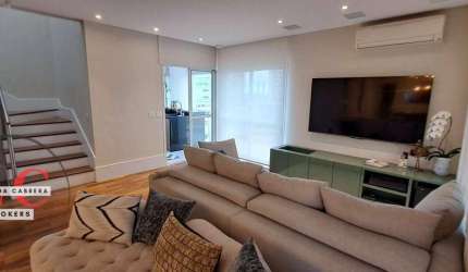 Oportunidade! Cobertura Duplex de alto padrão, 04 Suites, 04 vagas, 291 m² - Vila Andrade - Morumbi.