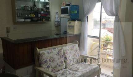 Apartamento para Venda em Itanhaém, Vila Tupy, 1 dormitório, 1 banheiro, 2 vagas