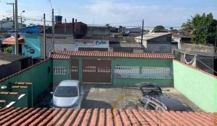 Casa para Venda em Mongaguá, Balneário Agenor de Campos, 3 dormitórios, 1 suíte, 2 banheiros, 10 vagas