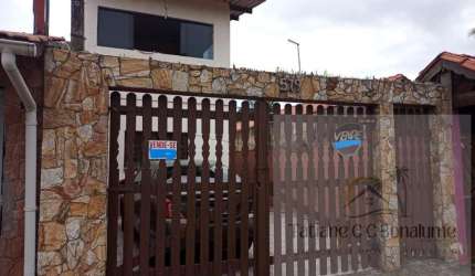 Casa para Venda em Mongaguá, Balneário Itaguaí, 2 dormitórios, 1 suíte, 3 banheiros, 2 vagas