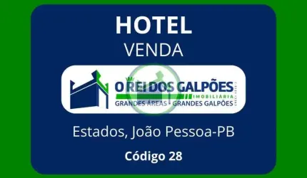 Hotel, Motel, Pousada, João Pessoa, 54 suítes, Faturamento Mensal: R$230.000,00