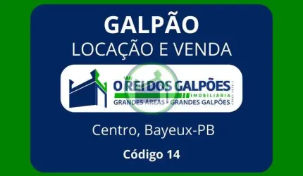 Galpão, 1.141m², 100m da Av. Liberdade, próximo ao MIX MATEUS de BAYEUX.